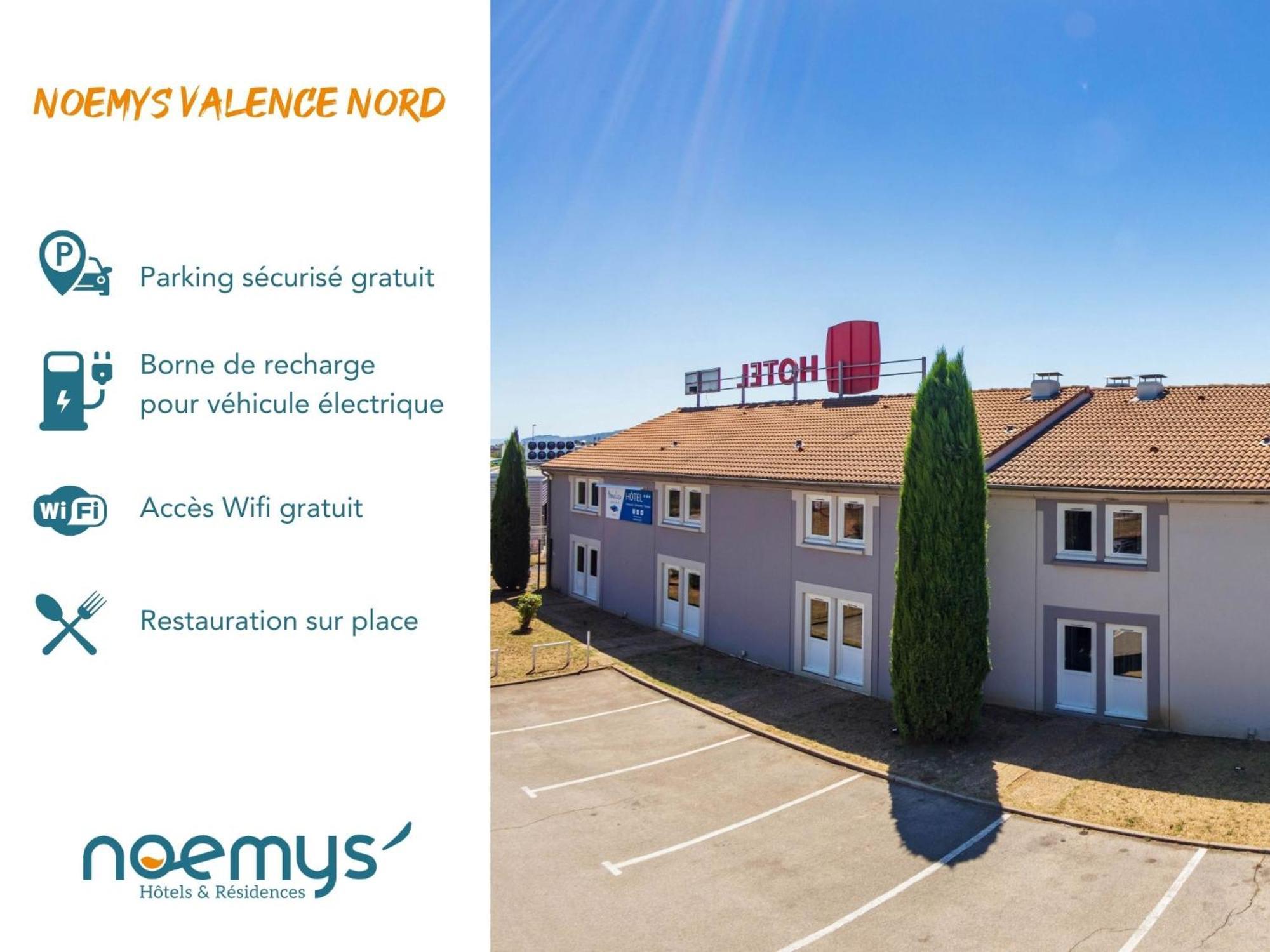 Noemys Valence Nord - Hotel Restaurant Bourg-lès-Valence Esterno foto